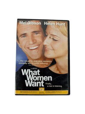 What Women Want DVD 2000 Mel Gibson Helen Hunt Paramount Widescreen Comedy